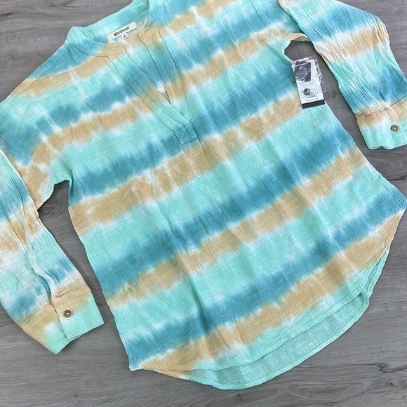 ☀️RIP CURL☀️ TIE DYE CLASSIC SURF SHIRT COVER UP - Picture 7 of 15